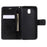 Imprint Tree Owl Leather Wallet Cover for Samsung Galaxy J3 (2017) EU Version - Black - 6
