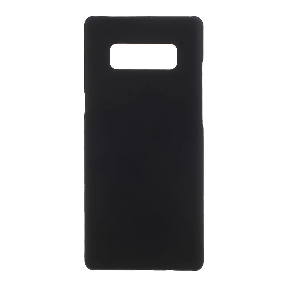 Rubberized PC Hard Shell for Samsung Galaxy Note 8 - Black - 1