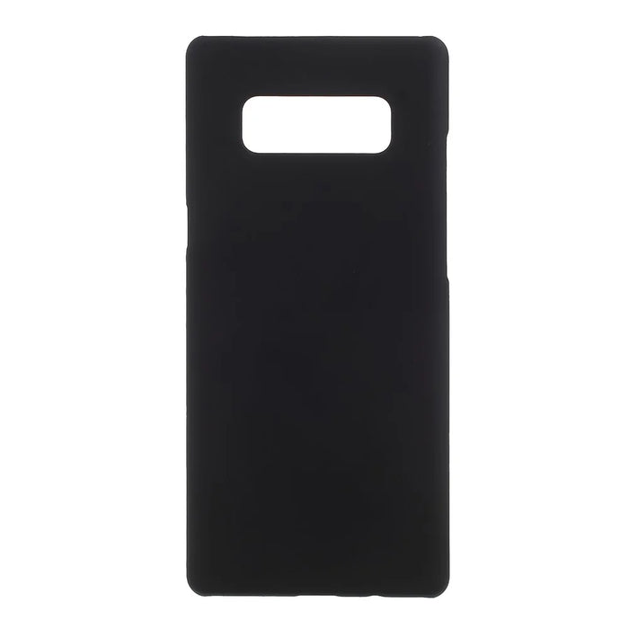 Rubberized PC Hard Shell for Samsung Galaxy Note 8 - Black - 1
