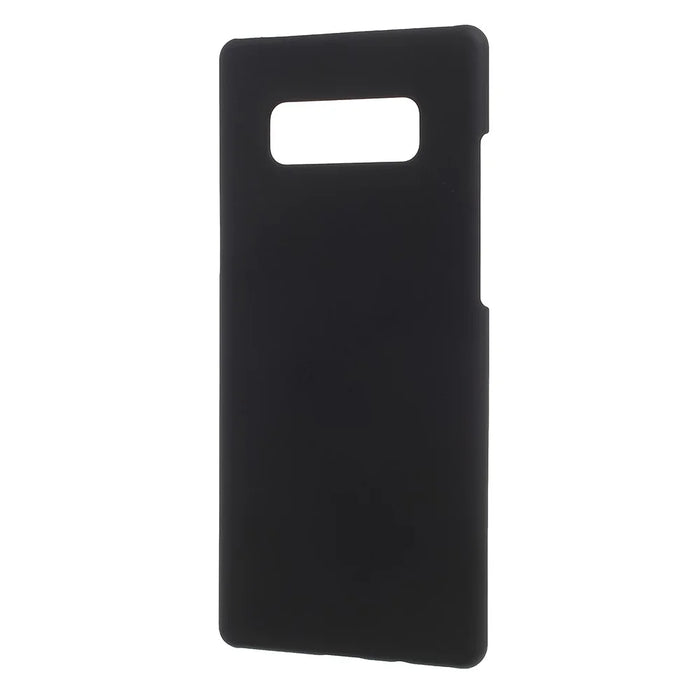 Rubberized PC Hard Shell for Samsung Galaxy Note 8 - Black - 2