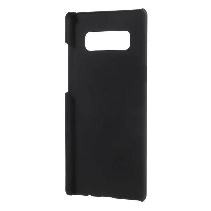 Rubberized PC Hard Shell for Samsung Galaxy Note 8 - Black - 3