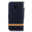 Two-tone Jean Cloth Leather Wallet Stand Casing with Card Slots for Samsung Galaxy J3 (2017) EU Version - Black - 3