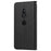 Auto-absorbed Leather Stand Phone Case for Sony Xperia XZ2 - Black - 4