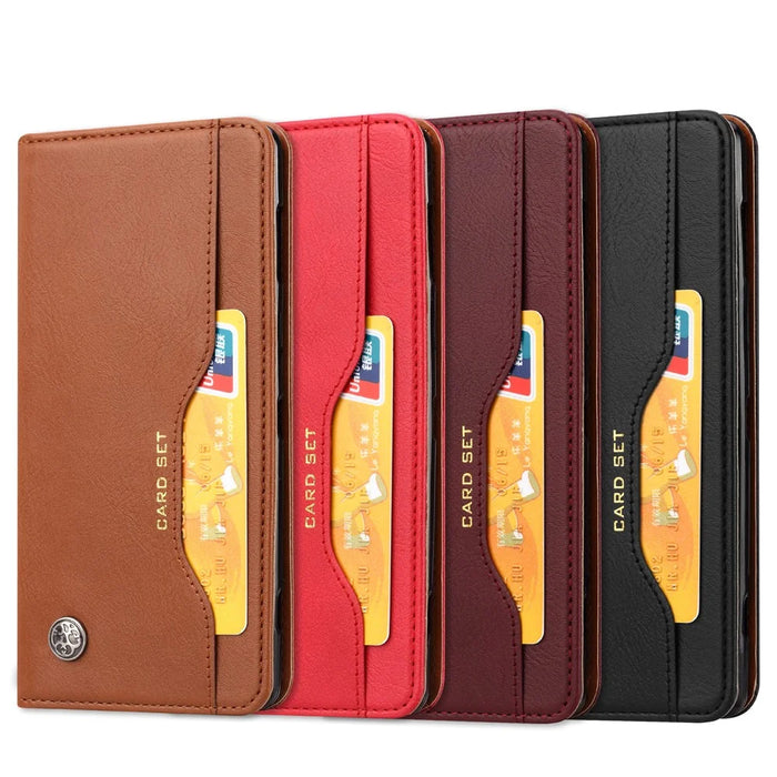 Auto-absorbed Leather Stand Phone Case for Sony Xperia XZ2 - Black - 5