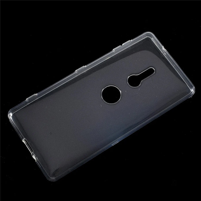 10PCS/Set Clear TPU Mobile Phone Case with Non-slip Inner for Sony Xperia XZ2 - Transparent - 1