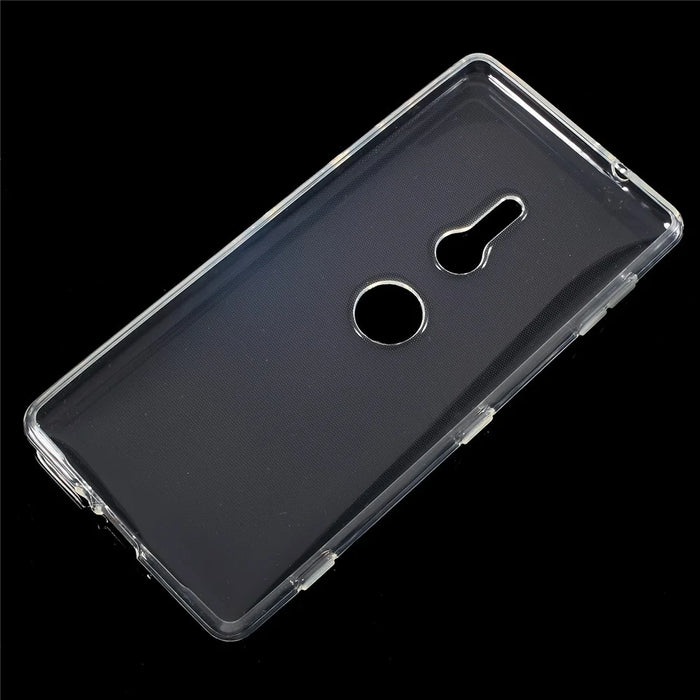 10PCS/Set Clear TPU Mobile Phone Case with Non-slip Inner for Sony Xperia XZ2 - Transparent - 2