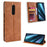 Vintage Style Leather Wallet Case for Sony Xperia 1 - Brown - 1