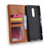 Vintage Style Leather Wallet Case for Sony Xperia 1 - Brown - 7