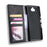 Vintage Style Leather Wallet Case for Sony Xperia 10 - Black - 4