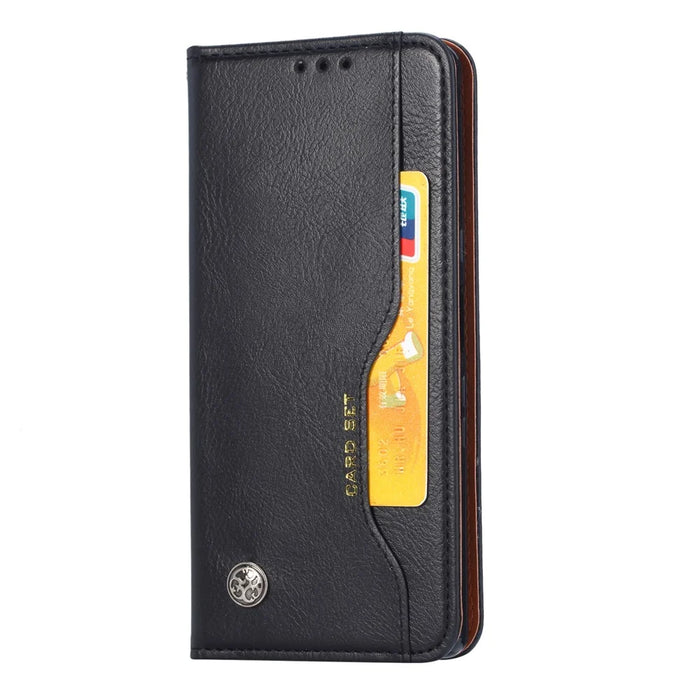 PU Leather Auto-absorbed Cell Phone Casing Shell for Sony Xperia 5 - Black - 2