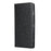 Silk Texture Leather Wallet Stand Phone Case Cover for Sony Xperia XZ2 - Black - 3