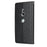Silk Texture Leather Wallet Stand Phone Case Cover for Sony Xperia XZ2 - Black - 4