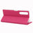 VILI DMX Cross Texture Card Holder Leather Stand Shell for Sony Xperia 1 II - Rose - 7