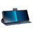 Wallet Stand Flip Leather Phone Case with Multiple Card Slots for Sony Xperia L4 - Blue - 5