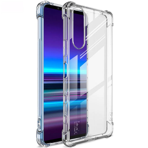 IMAK Airbag Shockproof TPU Case + Screen Protector for Sony Xperia 5 II - Transparent - 1