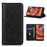 Litchi Skin Auto-absorbed Split Leather Cell Phone Case for Sony Xperia 5 II - Black - 1
