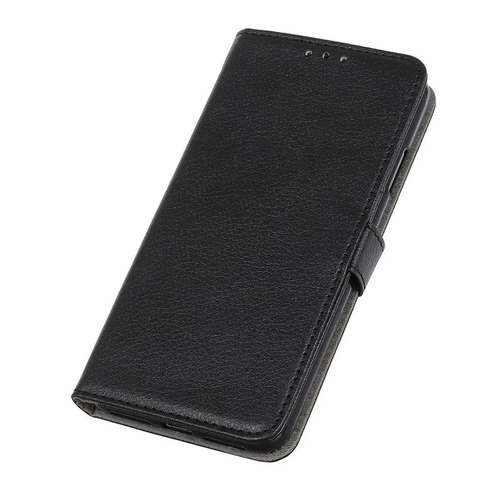 Litchi Texture Leather Mobile Phone Shell for Sony Xperia 5 II - Black - 7