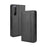 Auto-absorbed Retro Case Leather Phone Cover with Stand Wallet for Sony Xperia 5 II - Black - 2