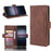 Multi-slot Leather Case Wallet Stand Shell for Sony Xperia 5 II - Brown - 1