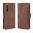 Multi-slot Leather Case Wallet Stand Shell for Sony Xperia 5 II - Brown - 2