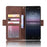 Multi-slot Leather Case Wallet Stand Shell for Sony Xperia 5 II - Brown - 5