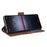 Multi-slot Leather Case Wallet Stand Shell for Sony Xperia 5 II - Brown - 6