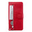Multi-Function Leather Zippered Wallet Phone Case with Two Cash Pocket for Sony Xperia 10 II - Red - 2