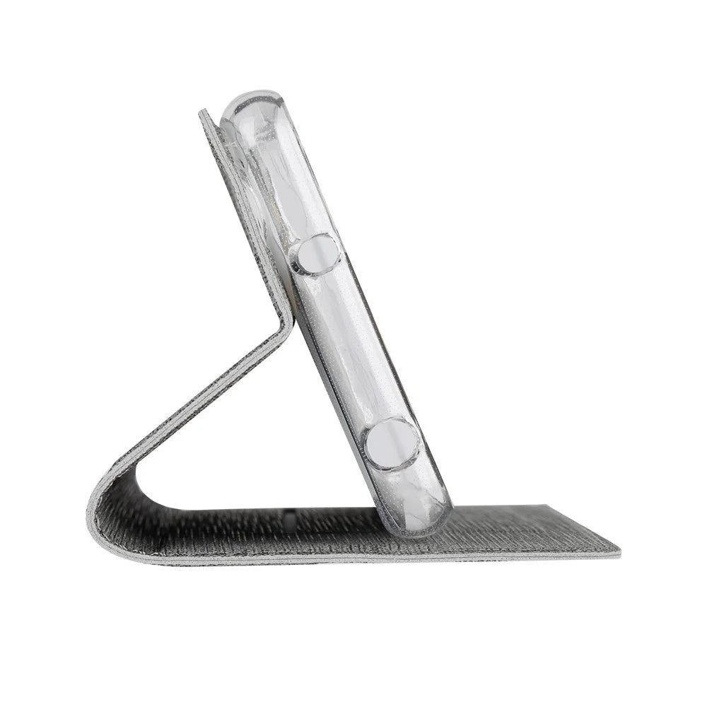VILI DMX Cross Texture Card Slot Stand Leather Case for Sony Xperia 5 II - Grey - 7