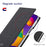 VILI DMX Series Full Coverage Protection Leather Stand Case with Card Holder for Sony Xperia 10 III 5G - Black - 6