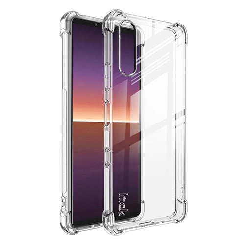 IMAK Flexible TPU Case with High Transparency Well-Protected Screen Protector for Sony Xperia 10 III 5G - Transparent - 1