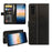 Folio Flip Crazy Horse Texture Leather Casing with Wallet Stand for Sony Xperia 10 III 5G - Black - 7