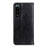 Auto-absorbed Litchi Texture Split Leather Case Stand Cover with Wallet for Sony Xperia 5 III 5G - Black - 7