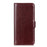 Crazy Horse Texture Leather Wallet Stand Cellphone Shell Case for Sony Xperia 5 III 5G - Brown - 6