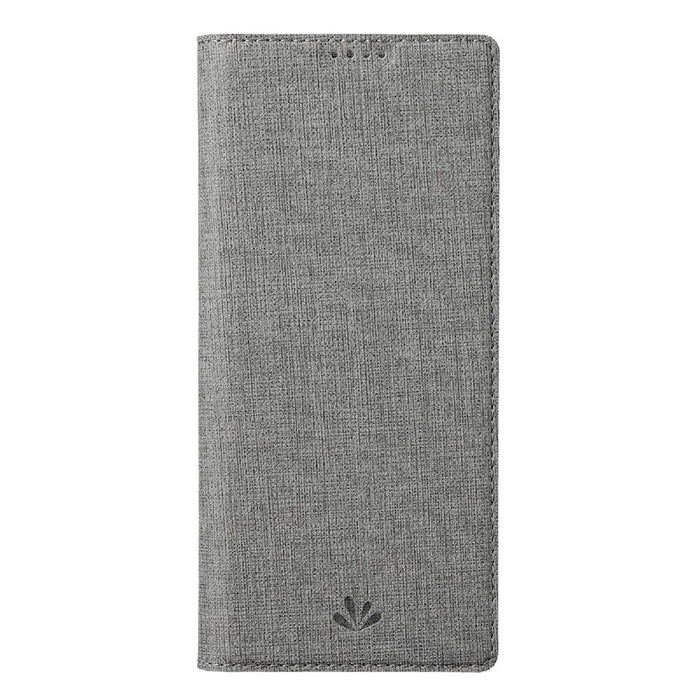 VILI DMX Cross Texture Leather Stand Case for Sony Xperia 1 III 5G - Grey - 7