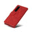 For Sony Xperia 1 III 5G Leather Case Wallet Stand Color Splicing Phone Cover - Red - 7