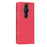 For Sony Xperia Pro-I PU Leather Magnetic Absorption Case Silk Texture Full Protection Stand Flip Folio Wallet Cover with Strap - Red - 3