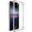 IMAK for Sony Xperia 1 IV Soft TPU Case Shock-Absorbing Four-Corner Airbag Protection Cover with Screen Protector - Transparent - 1