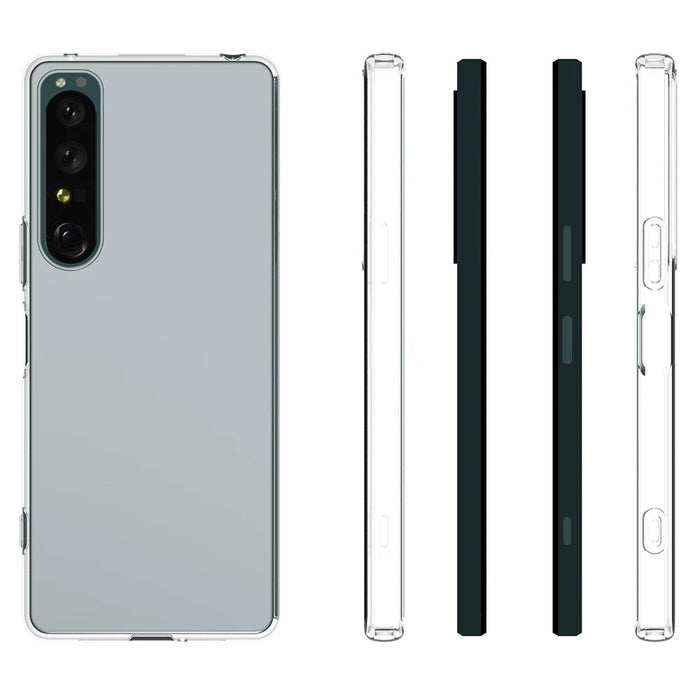 10Pcs/Pack Clear TPU Phone Case for Sony Xperia 1 IV, Inner Watermark-Free Wear-Resistant Soft Back Cover - 5