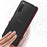 For Sony Xperia 10 IV 5G Anti-scratch Phone Case Metal Frame Shock Absorbent Bumper Cover with Camera Lens Protector - Black / Red - 5
