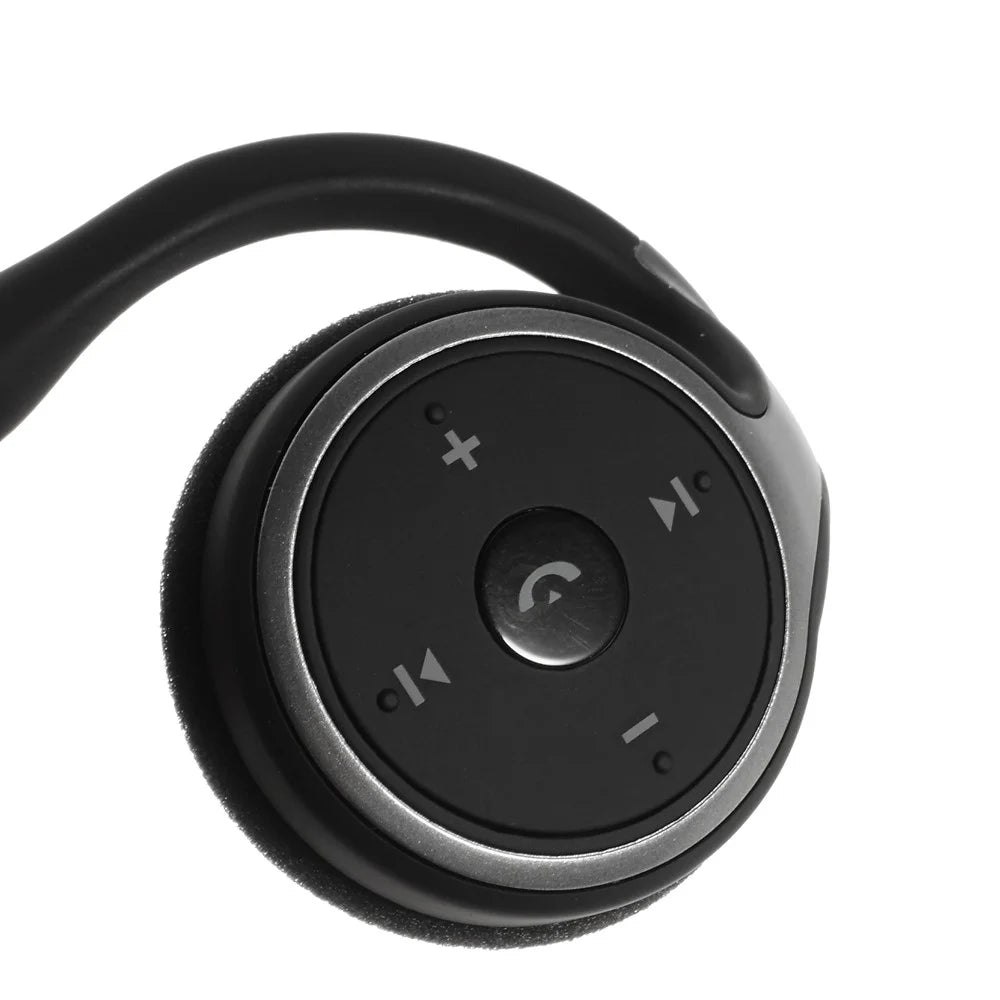 A6 Sports Bluetooth-compatible 4.0 Stereo Headset Neckband Headphones Hands-free Earphone with Mic - Black - 2