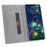 VILI DMX Cross Surface Leather Card Holder Phone Case for LG G8s ThinQ - Grey - 5