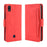 Wallet Leather Stand Phone Cover Case for LG K20 (2019) - Red - 2