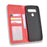For LG K51S/K41S Auto-absorbed Retro Leather Case with Wallet Stand - Red - 5