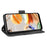 Stand PU Leather Cover with Multiple Card Slots for LG K61 - Black - 7