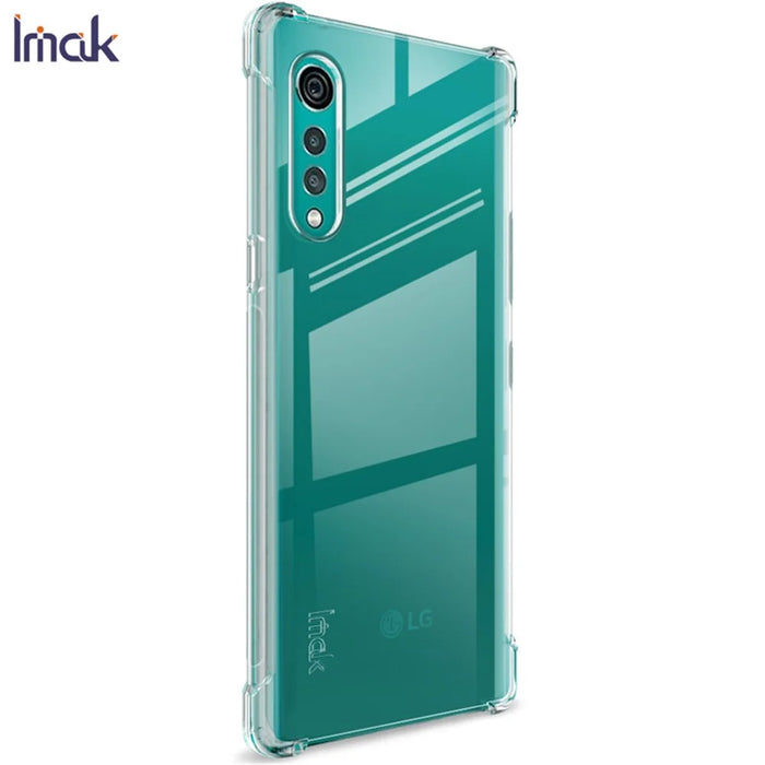 IMAK Anti-drop TPU Soft Case for LG Velvet - Transparent - 2