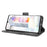 Wallet Leather Phone Case with Multiple Card Slots for LG Velvet - Black - 7