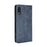 Magnetic Vintage Style Phone Case for LG K22 Wallet Stand Leather Cover - Blue - 6
