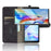 Skin-touch PU Leather Wallet Cell Phone Case for LG Wing 5G - Black - 4