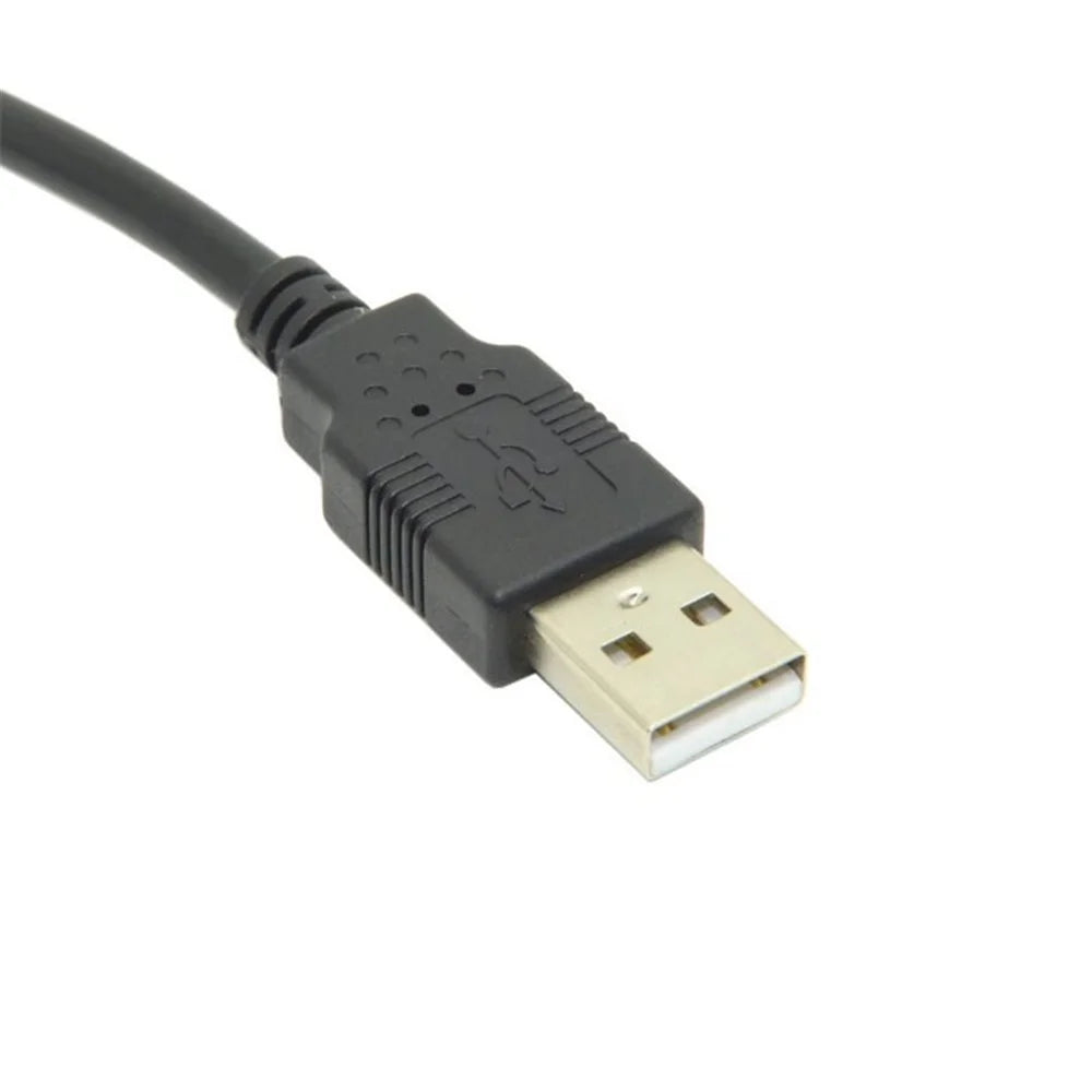 1.5m Left Angled Micro USB 5pin Male to USB Port Sync Charging Cable for Samsung Sony Huawei - 4