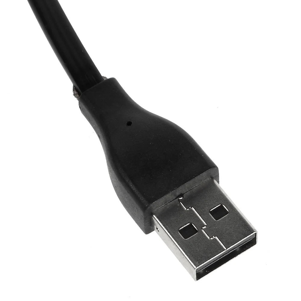 USB Charging Cable for Fitbit Charge Wristband - Black - 2